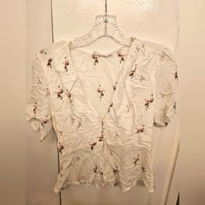 Lush white top Sz M